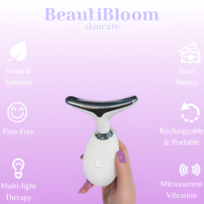 Red Light Therapy Facial Massager- By BeautiBloom™